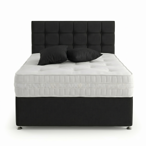 Divanbed met lades kopen – gestoffeerd divanbed met opberglades en matras
