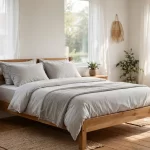 Slaapkamer met bed inclusief matras van Moebel Wonen
